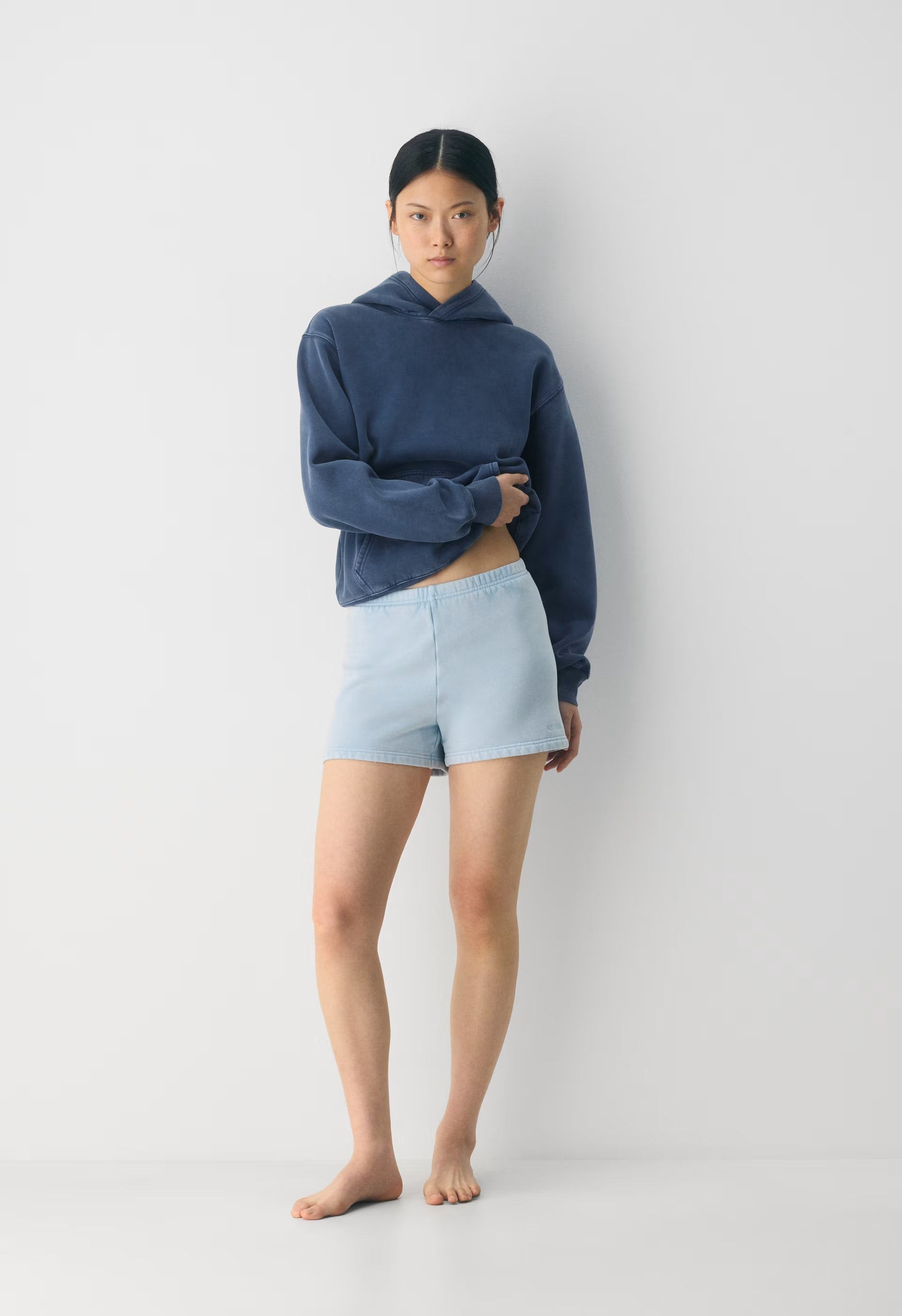 Cozy Sweatfleece Perfect Hi-Rise Mini Short - NO-STRESS BEACH BLUE