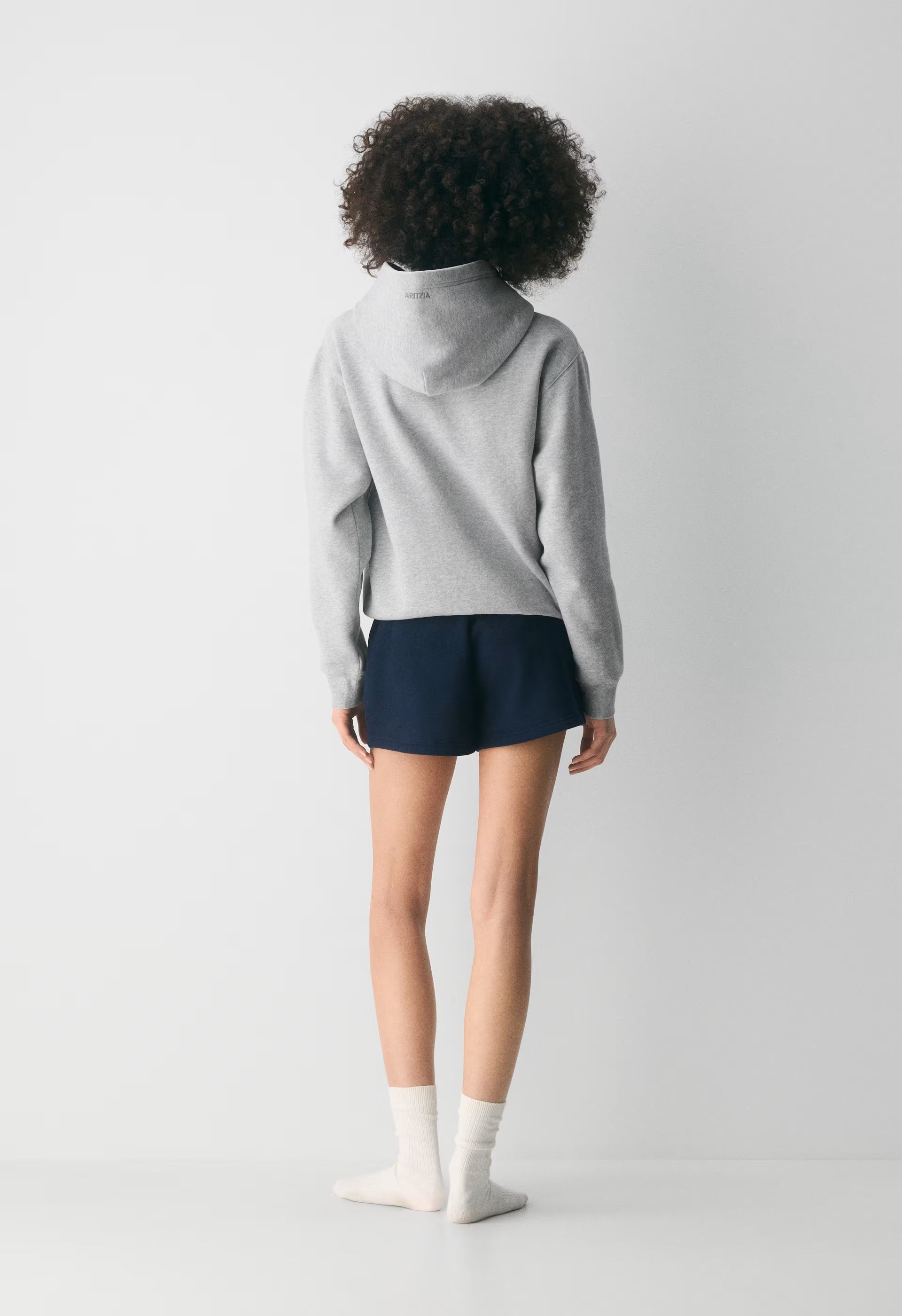 Cozy Sweatfleece Boyfriend Lo-Rise Mini Short - ADMIRAL