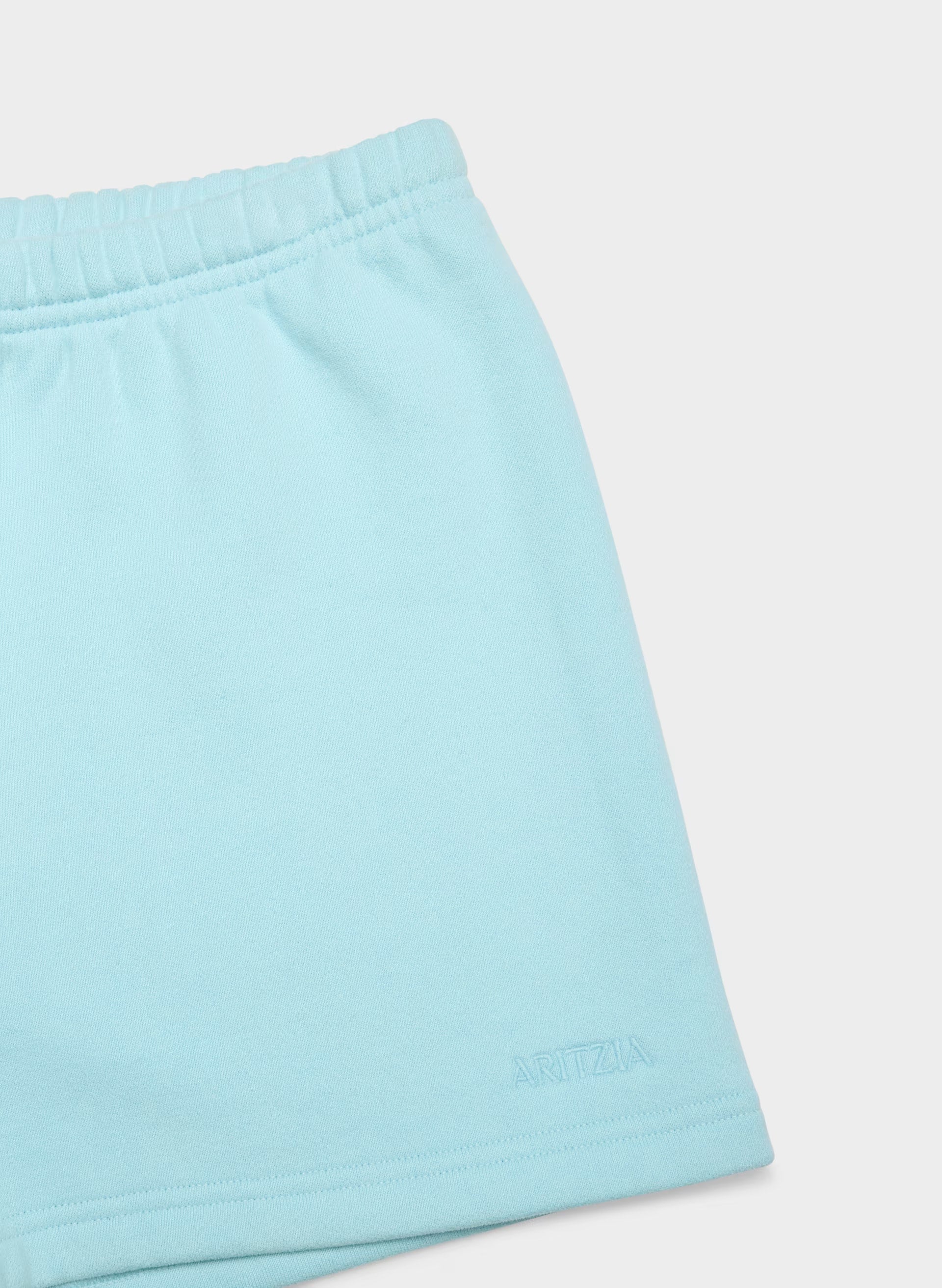 Cozy Sweatfleece Boyfriend Lo-Rise Mini Short - PANORAMA BLUE