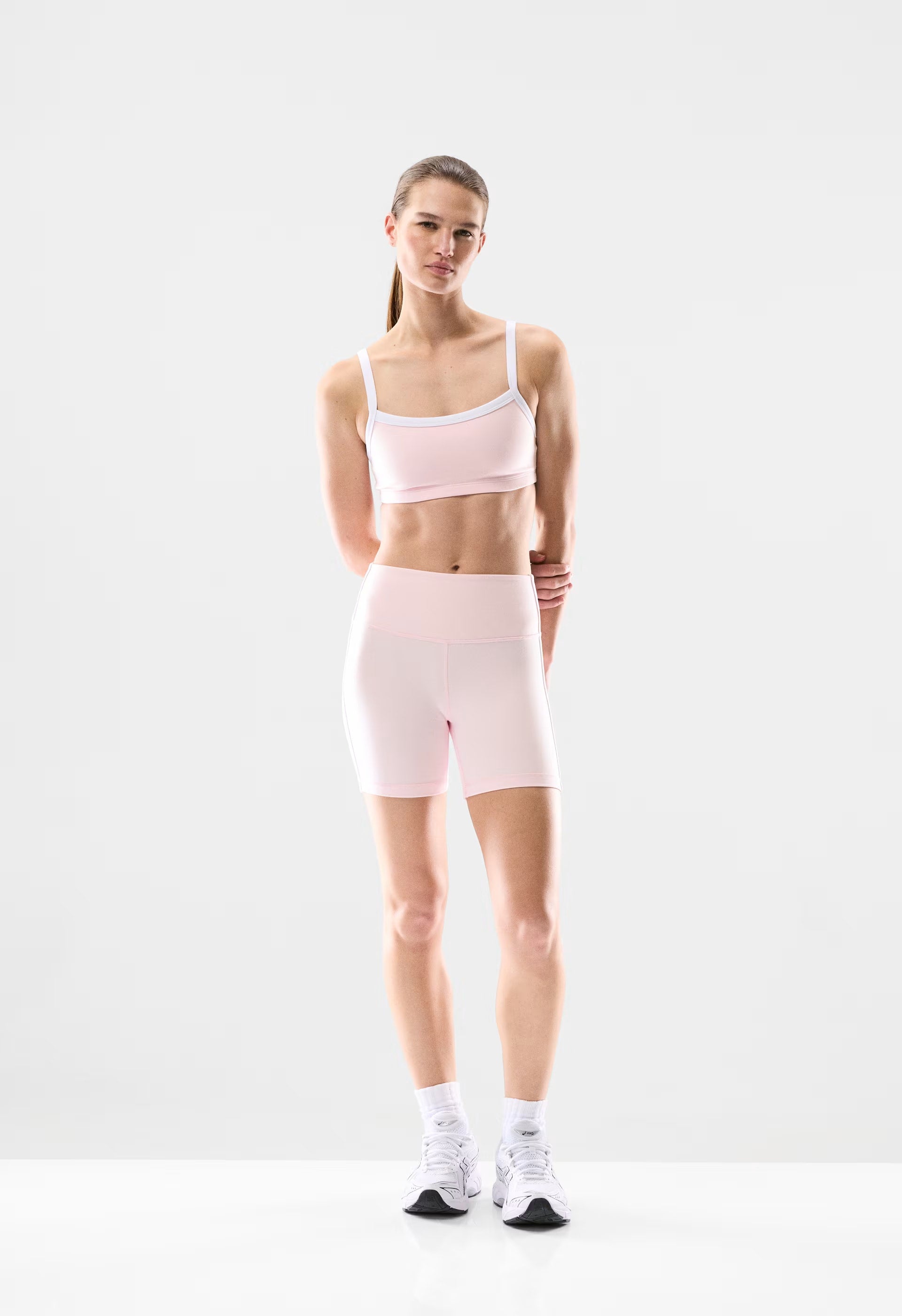 LIFE Atmosphere Hi-Rise 5" Short - VILLA PINK/ BRT WHITE