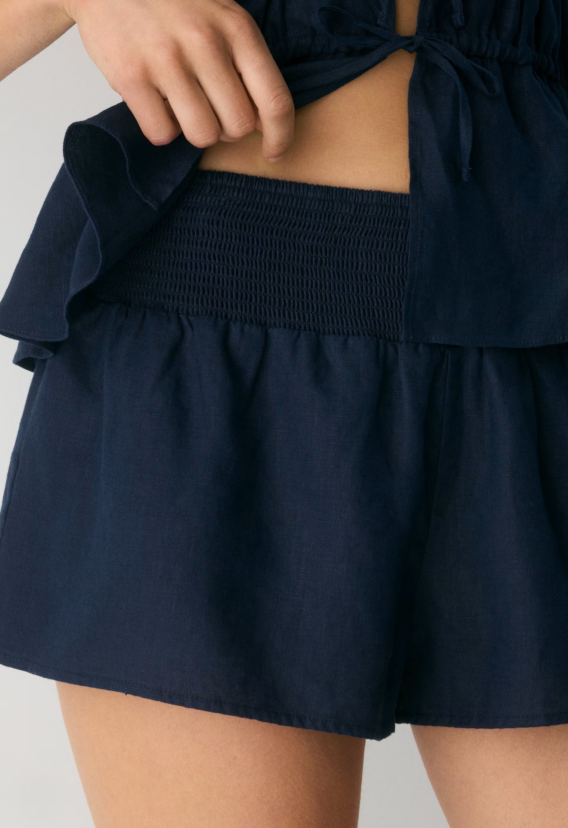 Rivette Linen Short - LEMONADE