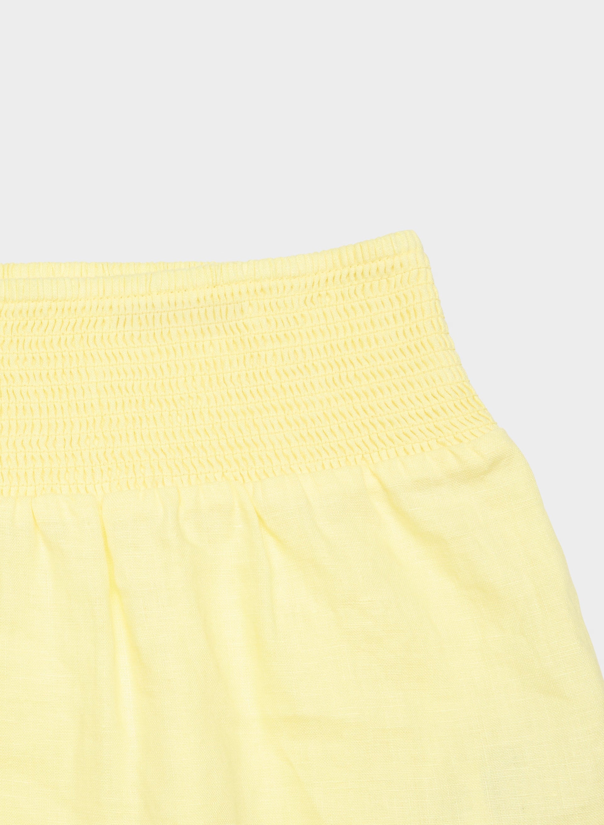 Rivette Linen Short - LEMONADE