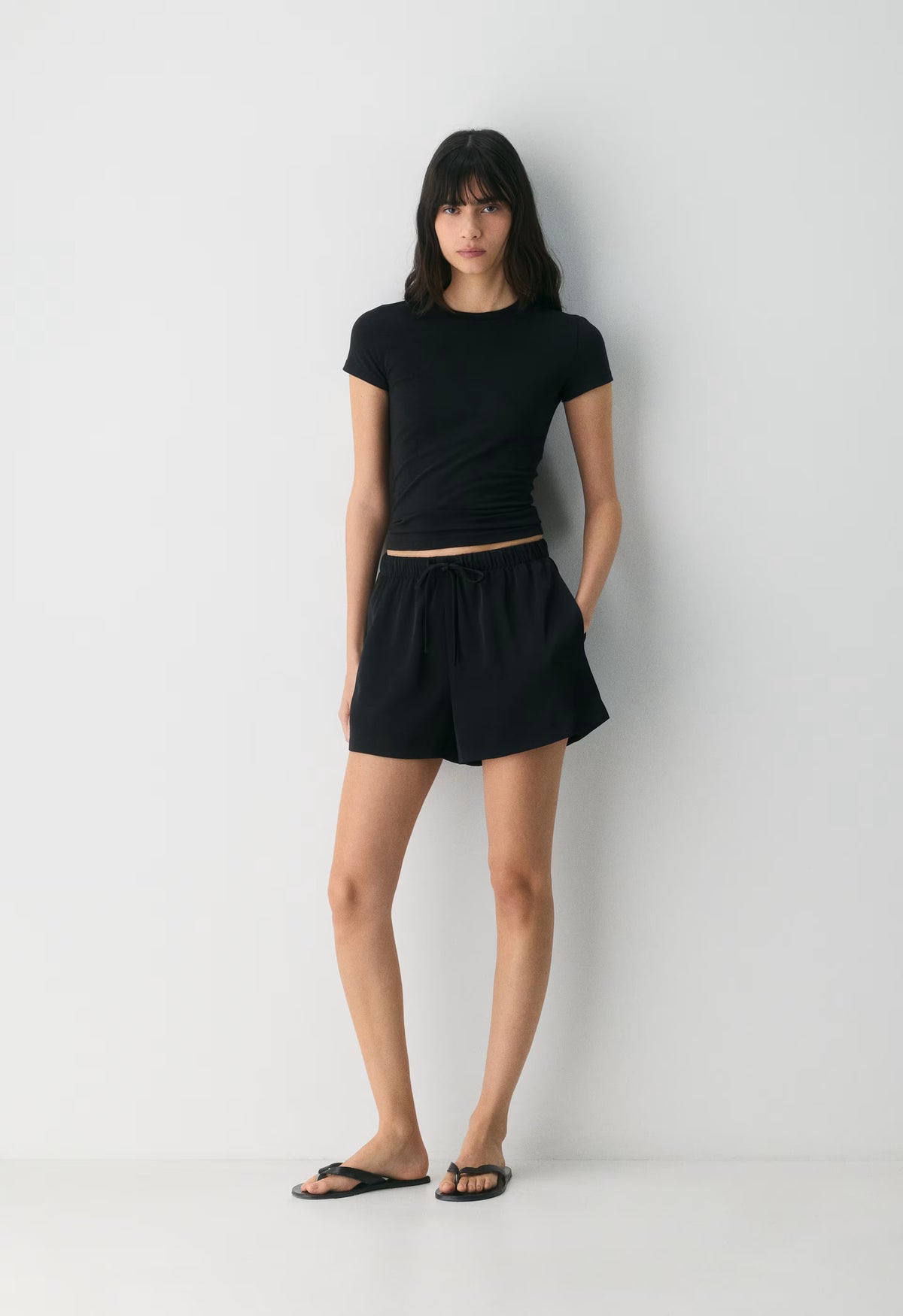The Lodge Short™ Satin Mini - BLACK