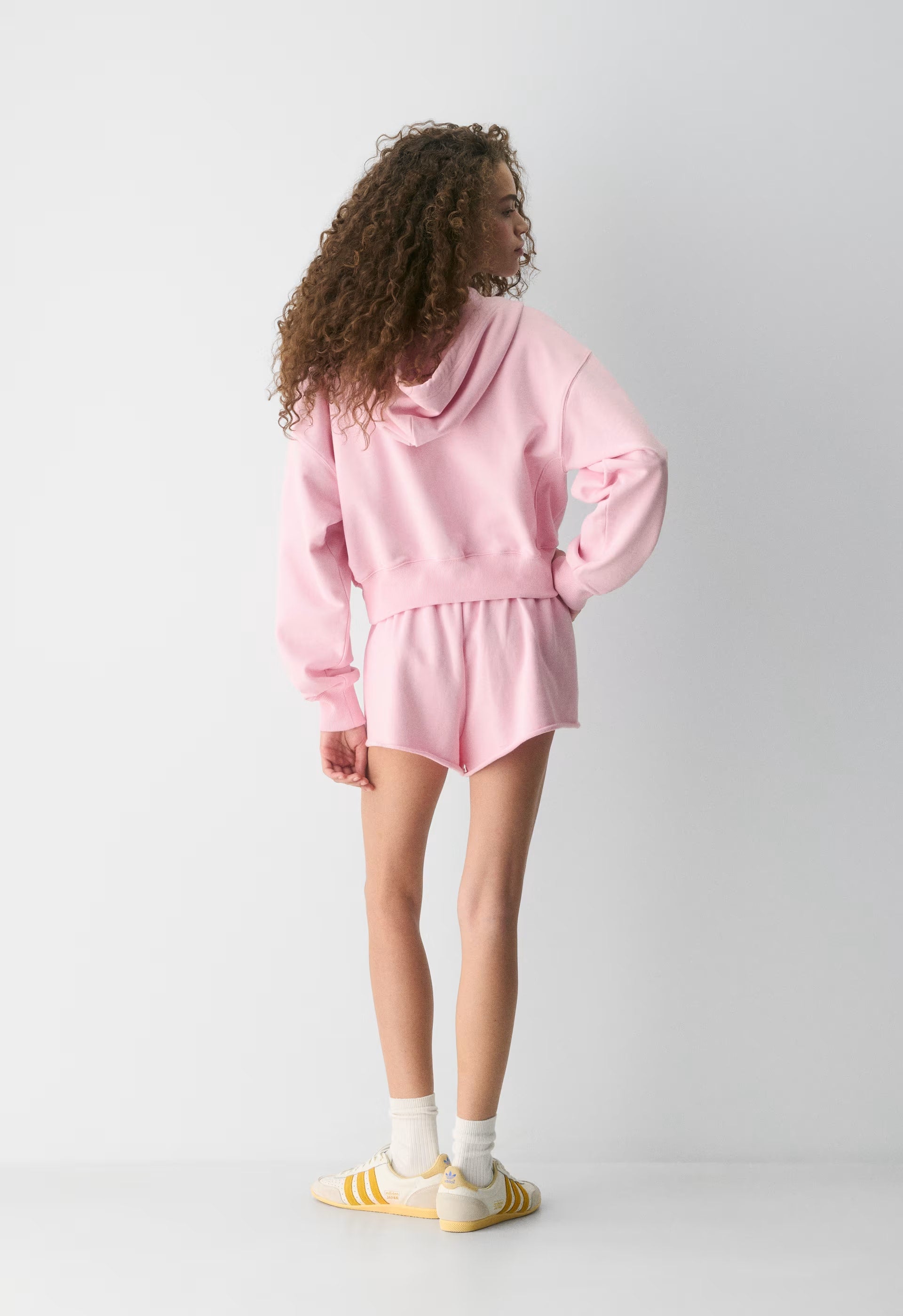 Terry Sweatfleece Mega Flutter™ Micro Short - MILKSHAKE PINK