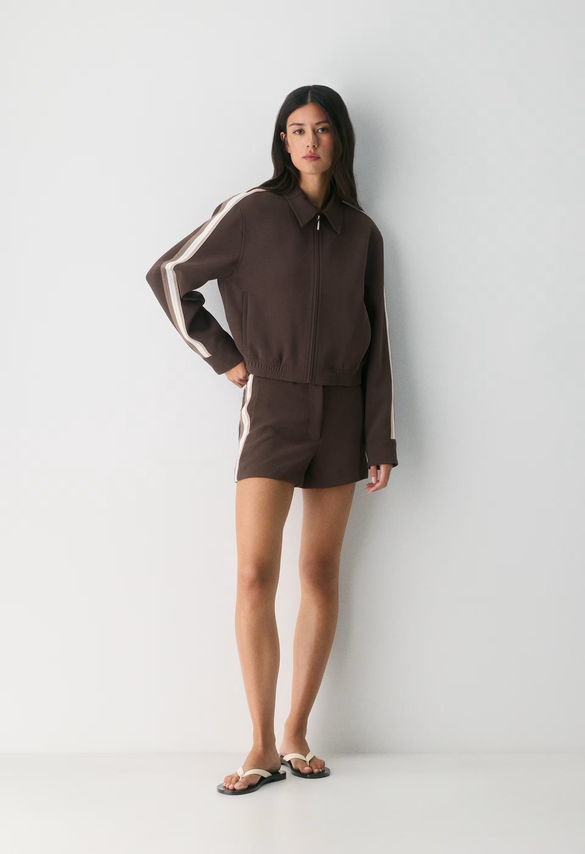 New Agency Mini Short - Crepette™ - RICH MOCHA BROWN/MULTI
