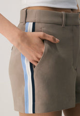 New Agency Mini Short - Crepette™ - NOMAD TAUPE/MULTI