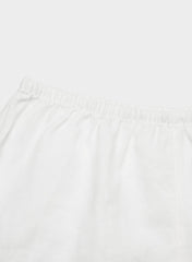 Whimsy Linen Short - WHITE/LIGHT BIRCH