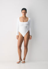 Original Contour Headway Squareneck Bodysuit - SUMAC BURGUNDY